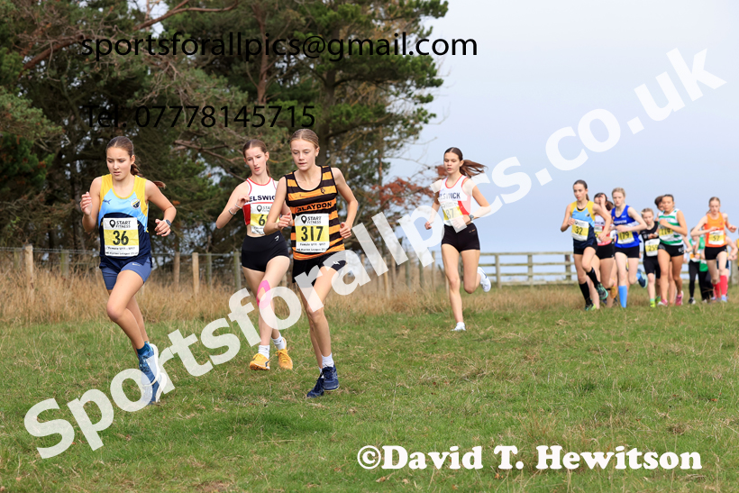 Girls Under-15s 2025 Start Fitness NEHL, Druridge Bay, Northumberland. Photo: David T. Hewitson/Sports for All Pics